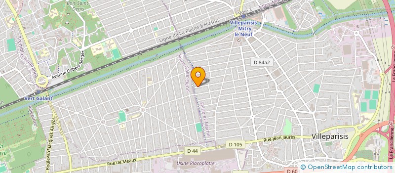 localisation de l'entreprise MONSIEUR RUDOLPHE ESTEVES  VILLEPARISIS