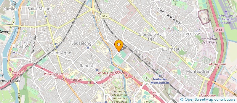 localisation de l'entreprise MONSIEUR RUDOLPHE SIMON à TOULOUSE