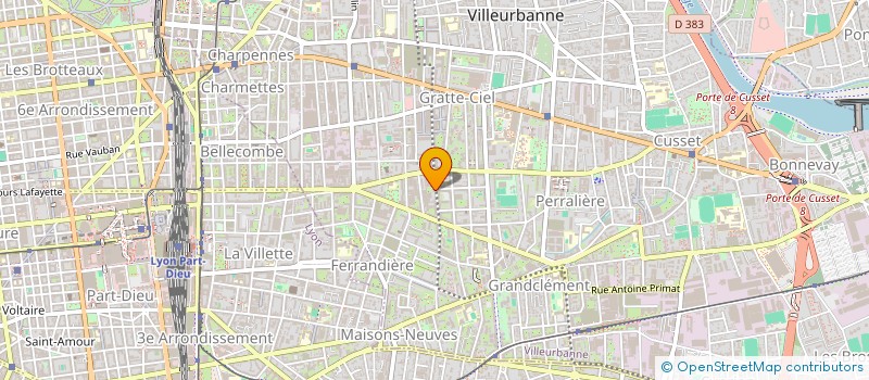 localisation de l'entreprise MONSIEUR RUDY AMOUYAL  VILLEURBANNE