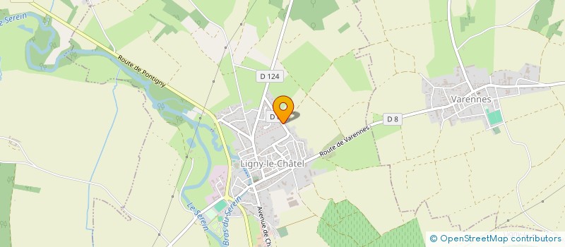 localisation de l'entreprise MONSIEUR RUDY ARRACHEPIED  LIGNY-LE-CHATEL