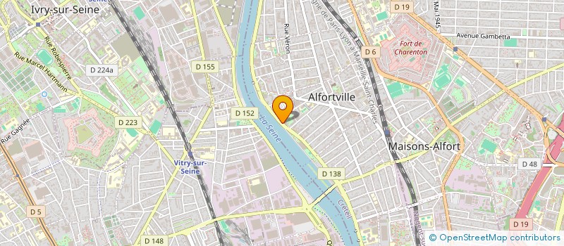 localisation de l'entreprise MONSIEUR RUDY ATTIACH à ALFORTVILLE