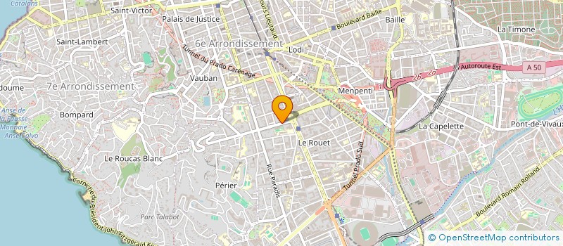 localisation de l'entreprise MONSIEUR RUDY AZEROUAL  MARSEILLE