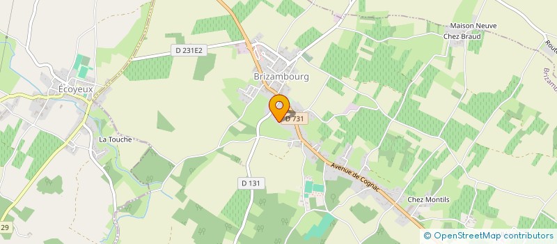 localisation de l'entreprise MONSIEUR RUDY BAILLY  BRIZAMBOURG