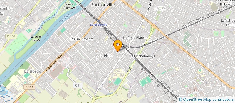 localisation de l'entreprise MONSIEUR RUDY BATTAGLIA à SARTROUVILLE