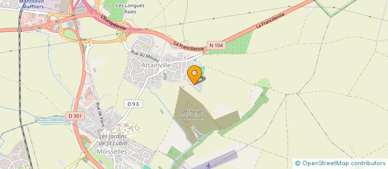 localisation de l'entreprise MONSIEUR RUDY BAYET  ATTAINVILLE