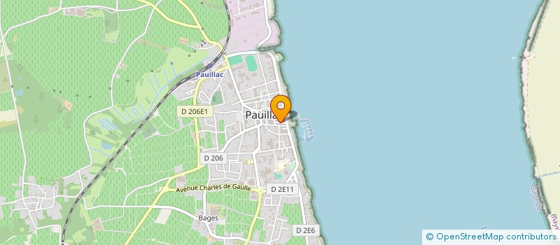 localisation de l'entreprise MONSIEUR RUDY BEAUGIER  PAUILLAC