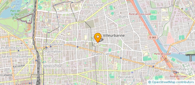 localisation de l'entreprise MONSIEUR RUDY BEN SOUSSAN à VILLEURBANNE