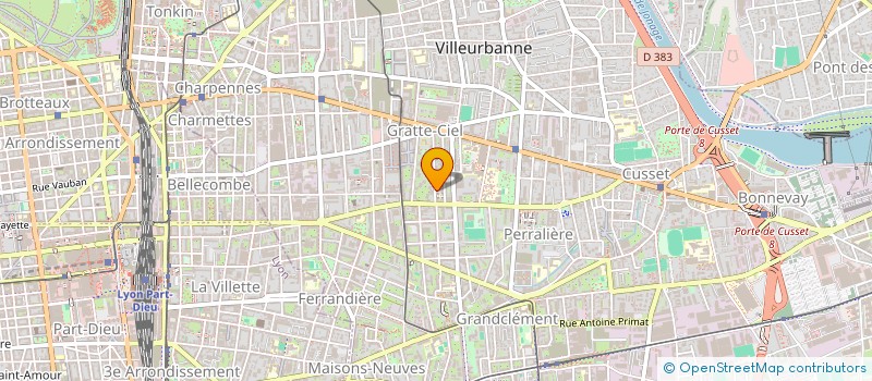 localisation de l'entreprise MONSIEUR RUDY BEN TOLILA  VILLEURBANNE