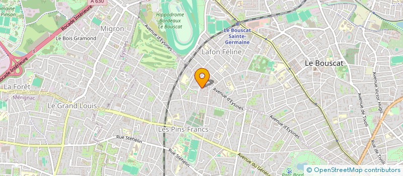 localisation de l'entreprise MONSIEUR RUDY BENAUD  BORDEAUX