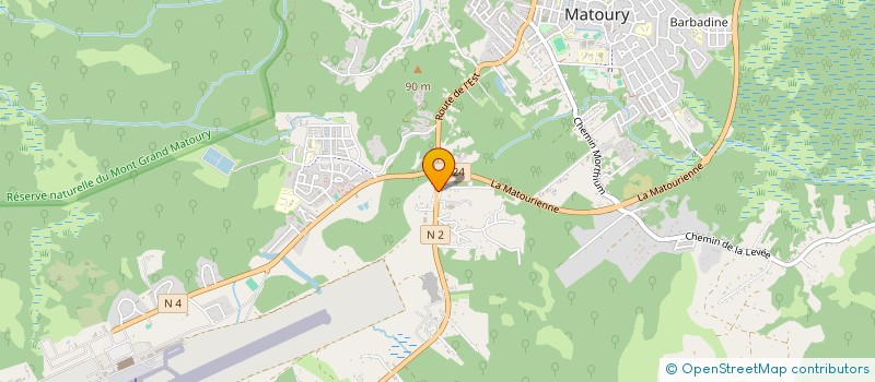 localisation de l'entreprise MONSIEUR RUDY BENTH  MATOURY