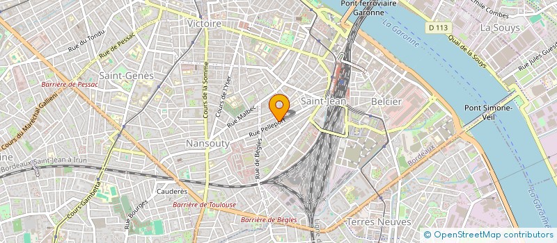 localisation de l'entreprise MONSIEUR RUDY BERTHOMIEU-LAMER--TOGNI  BORDEAUX