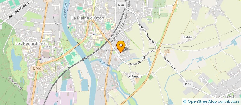 localisation de l'entreprise MONSIEUR RUDY BIELER  CHATELLERAULT