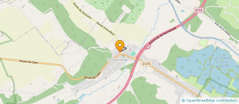 localisation de l'entreprise MONSIEUR RUDY BINET  TOUTAINVILLE