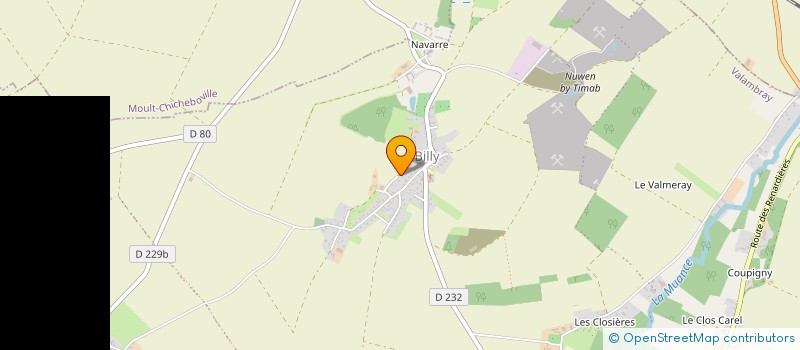 localisation de l'entreprise MONSIEUR RUDY BOMPAIN  VALAMBRAY