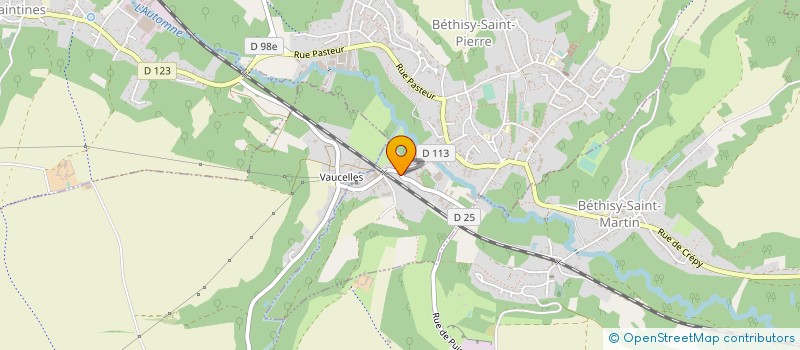 localisation de l'entreprise MONSIEUR RUDY BONNEAU  BETHISY-SAINT-PIERRE