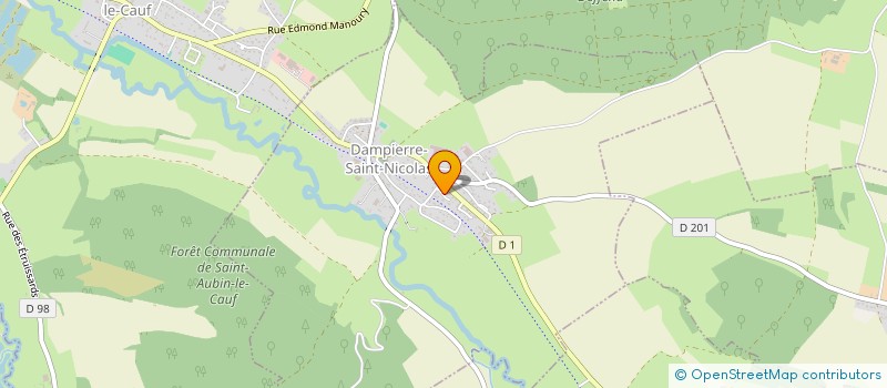 localisation de l'entreprise MONSIEUR RUDY BOULIER  DAMPIERRE-SAINT-NICOLAS