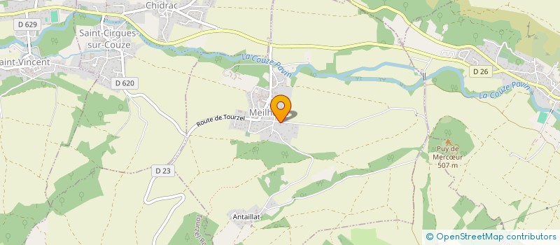 localisation de l'entreprise MONSIEUR RUDY BRULE  MEILHAUD