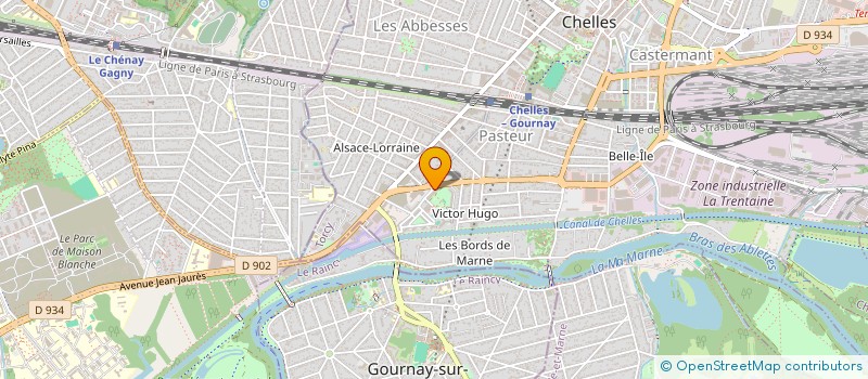 localisation de l'entreprise MONSIEUR RUDY BURGO SICOS à CHELLES