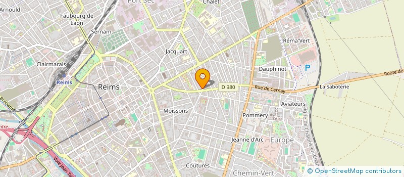 localisation de l'entreprise MONSIEUR RUDY CACHELEUX  REIMS
