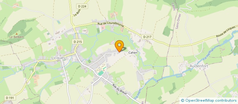 localisation de l'entreprise MONSIEUR RUDY CADET  LICQUES