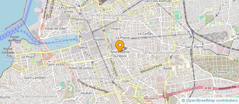 localisation de l'entreprise MONSIEUR RUDY CAILLET à MARSEILLE