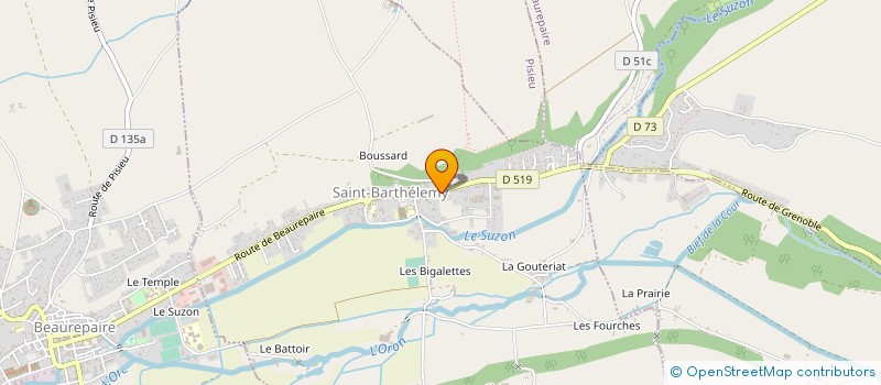 localisation de l'entreprise MONSIEUR RUDY CARON  SAINT-BARTHELEMY