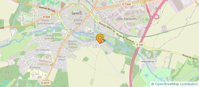 localisation de l'entreprise MONSIEUR RUDY CARPENTIER  SENLIS