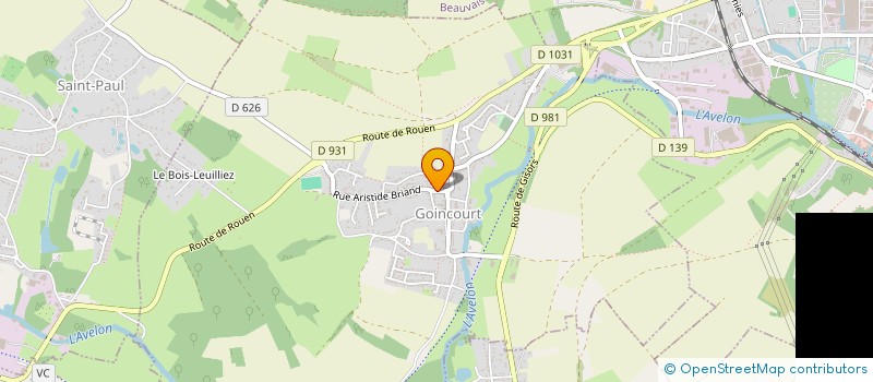 localisation de l'entreprise MONSIEUR RUDY CARRON  BEAUVAIS