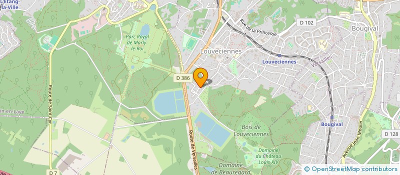 localisation de l'entreprise MONSIEUR RUDY CARVER  LOUVECIENNES