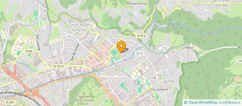 localisation de l'entreprise MONSIEUR RUDY CECCARELLI  SAINT-ALBAN-LEYSSE