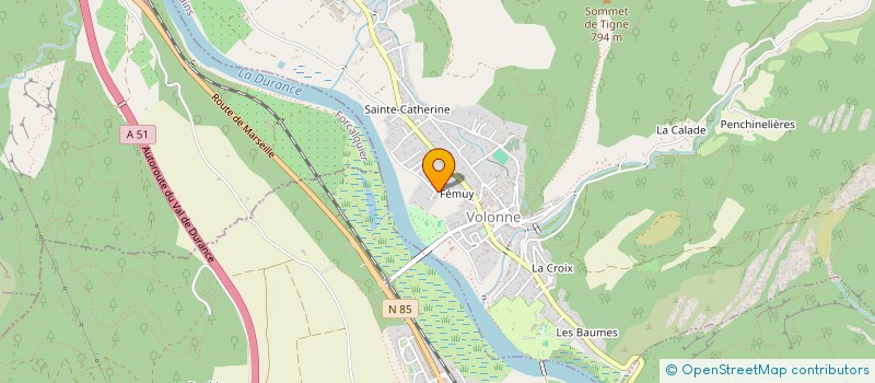 localisation de l'entreprise MONSIEUR RUDY CELCOUX  VOLONNE