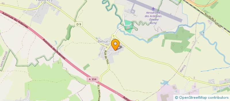 localisation de l'entreprise MONSIEUR RUDY CHARREYRE  BELVAL