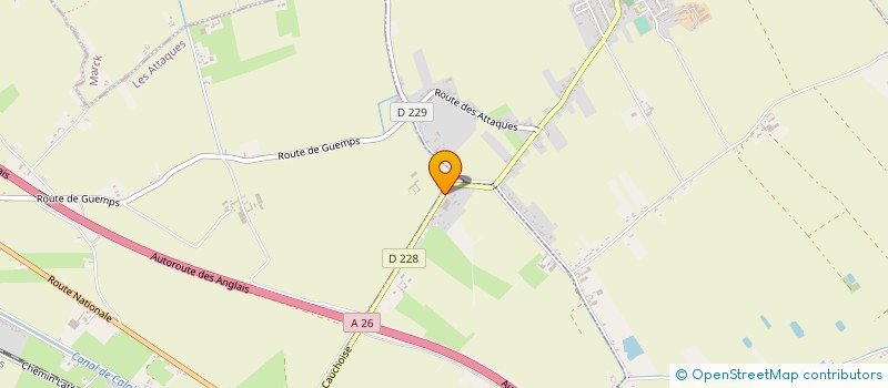 localisation de l'entreprise MONSIEUR RUDY CHARTRELLE  CALAIS