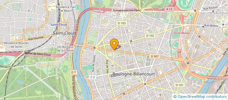 localisation de l'entreprise MONSIEUR RUDY COHEN à BOULOGNE-BILLANCOURT