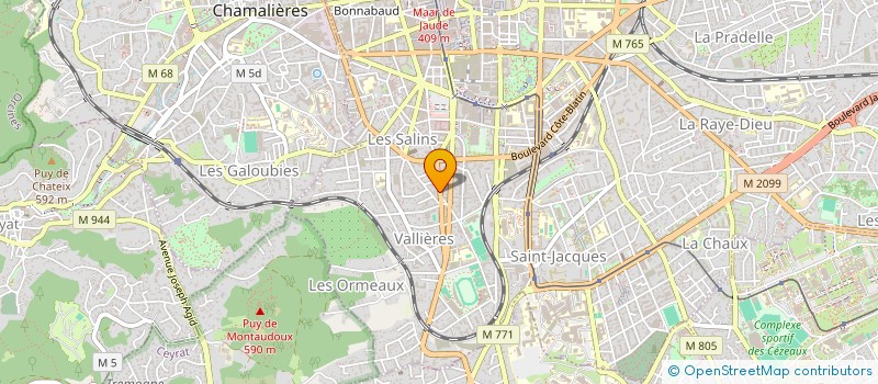 localisation de l'entreprise MONSIEUR RUDY CUSTODIO  CLERMONT-FERRAND