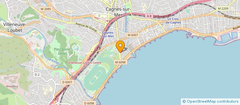 localisation de l'entreprise MONSIEUR RUDY DA COSTA GOMES à CAGNES-SUR-MER
