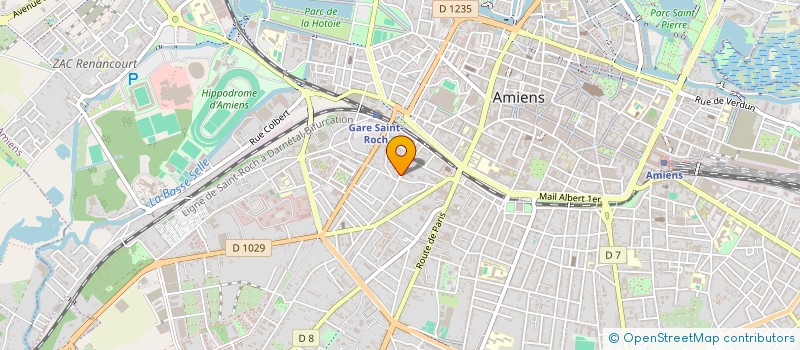 localisation de l'entreprise MONSIEUR RUDY DA SILVA DE JESUS à AMIENS