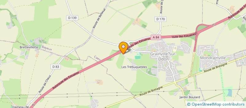 localisation de l'entreprise MONSIEUR RUDY DANIEL  GRAINVILLE-SUR-ODON