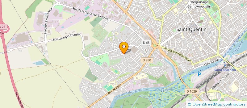 localisation de l'entreprise MONSIEUR RUDY DECAMPS à SAINT-QUENTIN