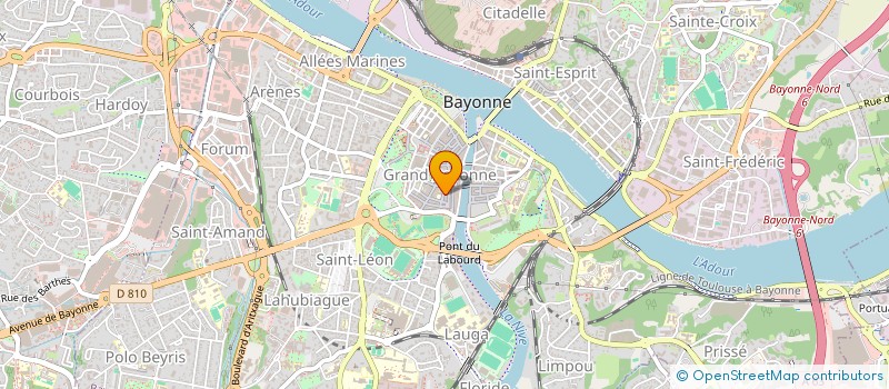 localisation de l'entreprise MONSIEUR RUDY DEFOLY à BAYONNE