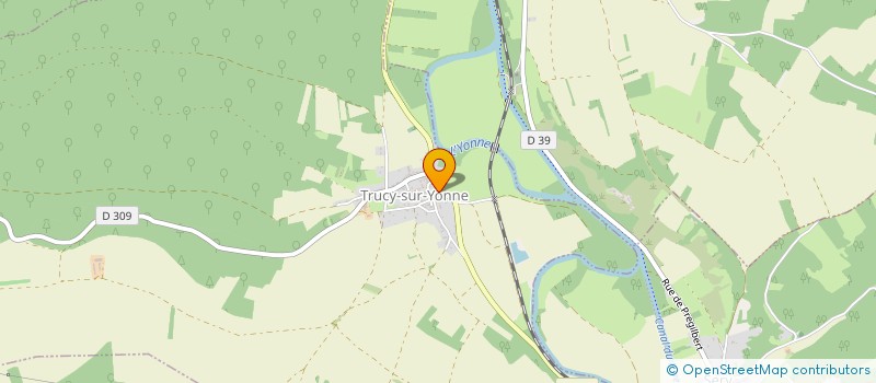 localisation de l'entreprise MONSIEUR RUDY DELESSART  TRUCY-SUR-YONNE