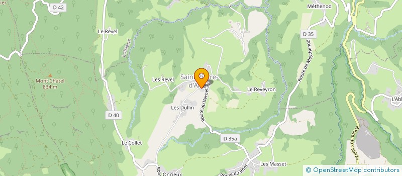 localisation de l'entreprise MONSIEUR RUDY DELLINGER  LA BALME