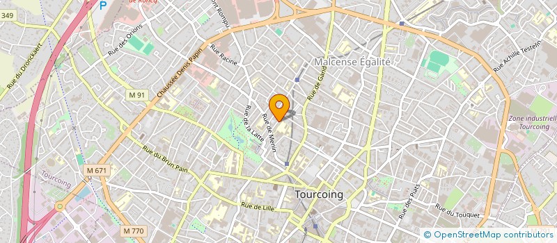 localisation de l'entreprise MONSIEUR RUDY DESMETTRE  TOURCOING