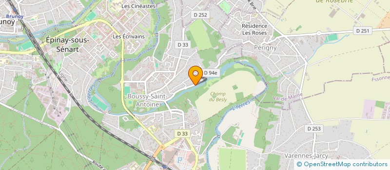 localisation de l'entreprise MONSIEUR RUDY DIPEIN  BOUSSY-SAINT-ANTOINE