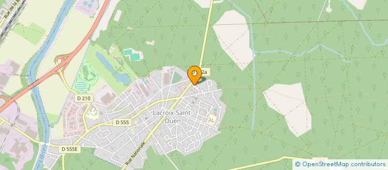 localisation de l'entreprise MONSIEUR RUDY DUMONT  LACROIX-SAINT-OUEN