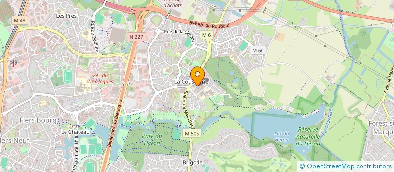 localisation de l'entreprise MONSIEUR RUDY DUPRE  VILLENEUVE-D'ASCQ