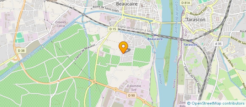 localisation de l'entreprise MONSIEUR RUDY EYNAUD  BEAUCAIRE