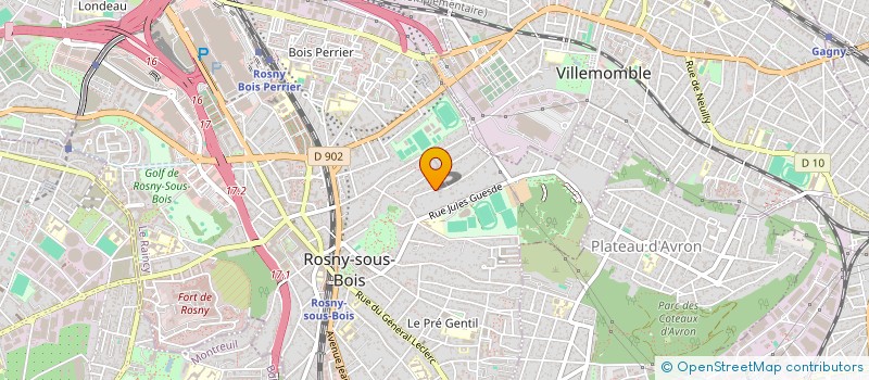 localisation de l'entreprise MONSIEUR RUDY FALCK  ROSNY-SOUS-BOIS