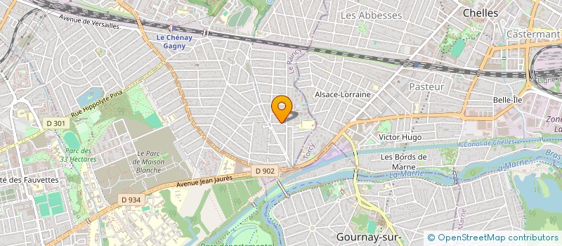 localisation de l'entreprise MONSIEUR RUDY FARJON à GAGNY