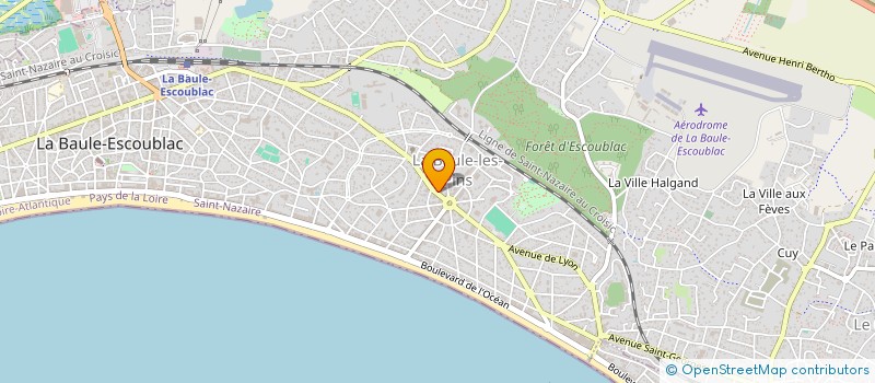 localisation de l'entreprise MONSIEUR RUDY FAUCHEUX à LA BAULE-ESCOUBLAC